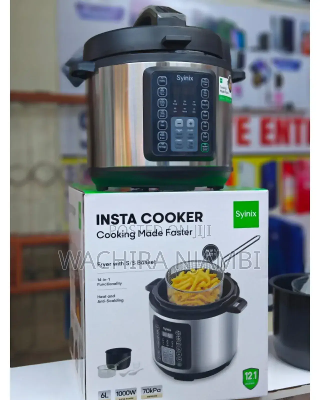 1000watts Syinix Pressure Cooker