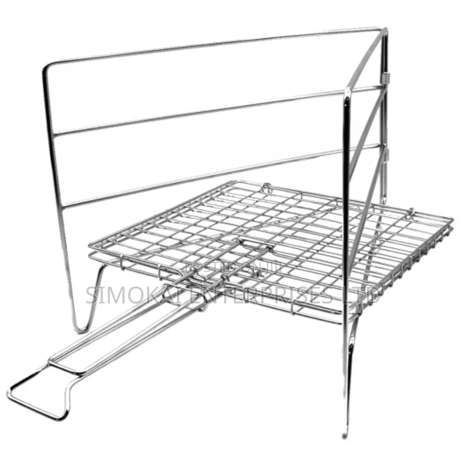 Stainless Steel Bbq Grid With Fixed Handle
