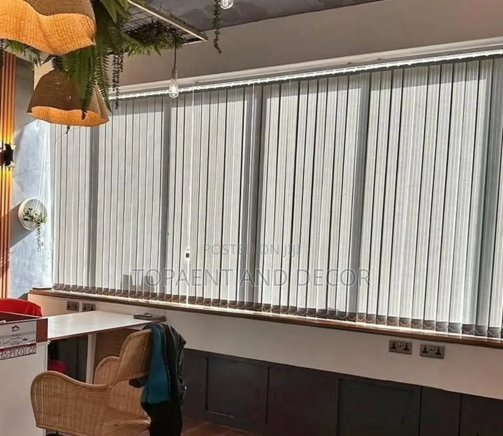 Eco Friendly Fabric Window Shade of Vertical Blinds