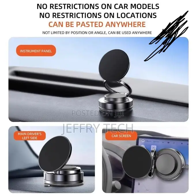 360° Rotation Adjustable Vacuum Absorption Magnetic Bracket Phone Holr