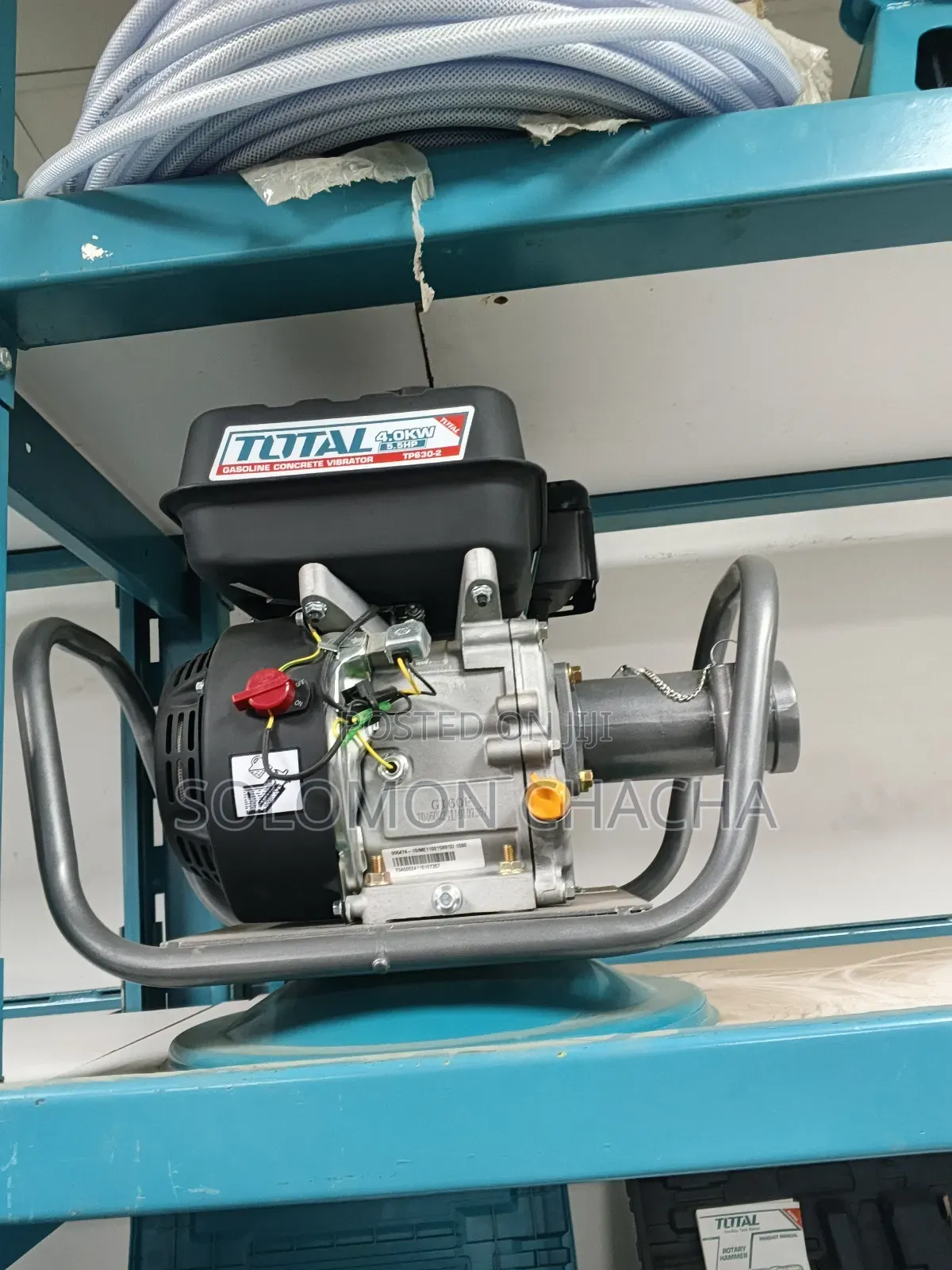 Total 5.0 Kw Gasoline Concrete Vibrator With 45mm Poker