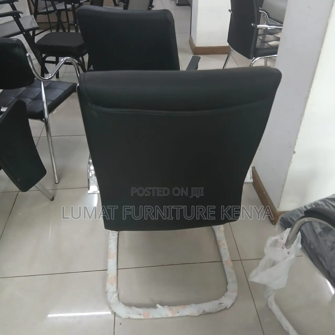 High Back Leather Office Executive Visitors Seat