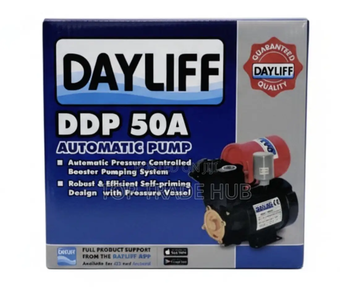 Dayliff Ddp50a Automatic Pressure Controlled Booster Water Pump 0.25kw