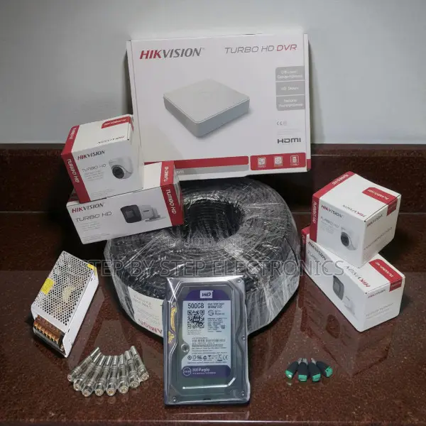 Hikvision 4 Channel 1080p Hd CCTV Kit Easy Installation Cloud Backup