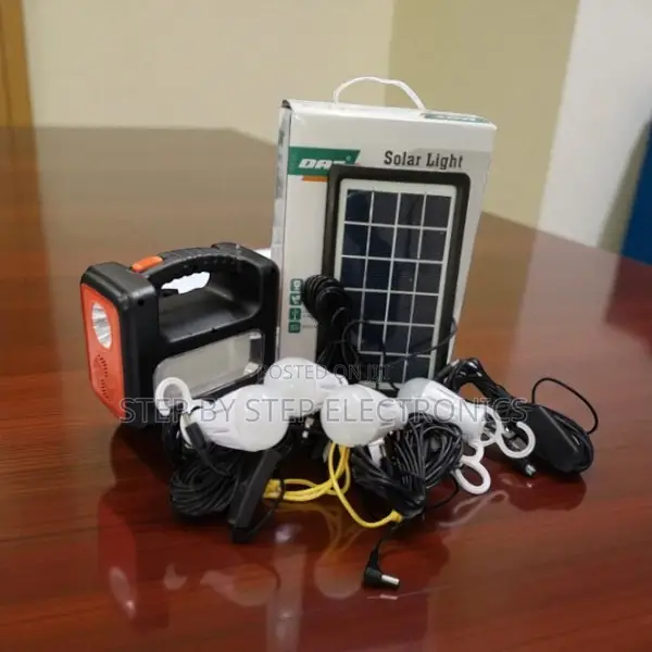 Dat at-9011b Solar Lighting System With Usb Phone Charging Ports