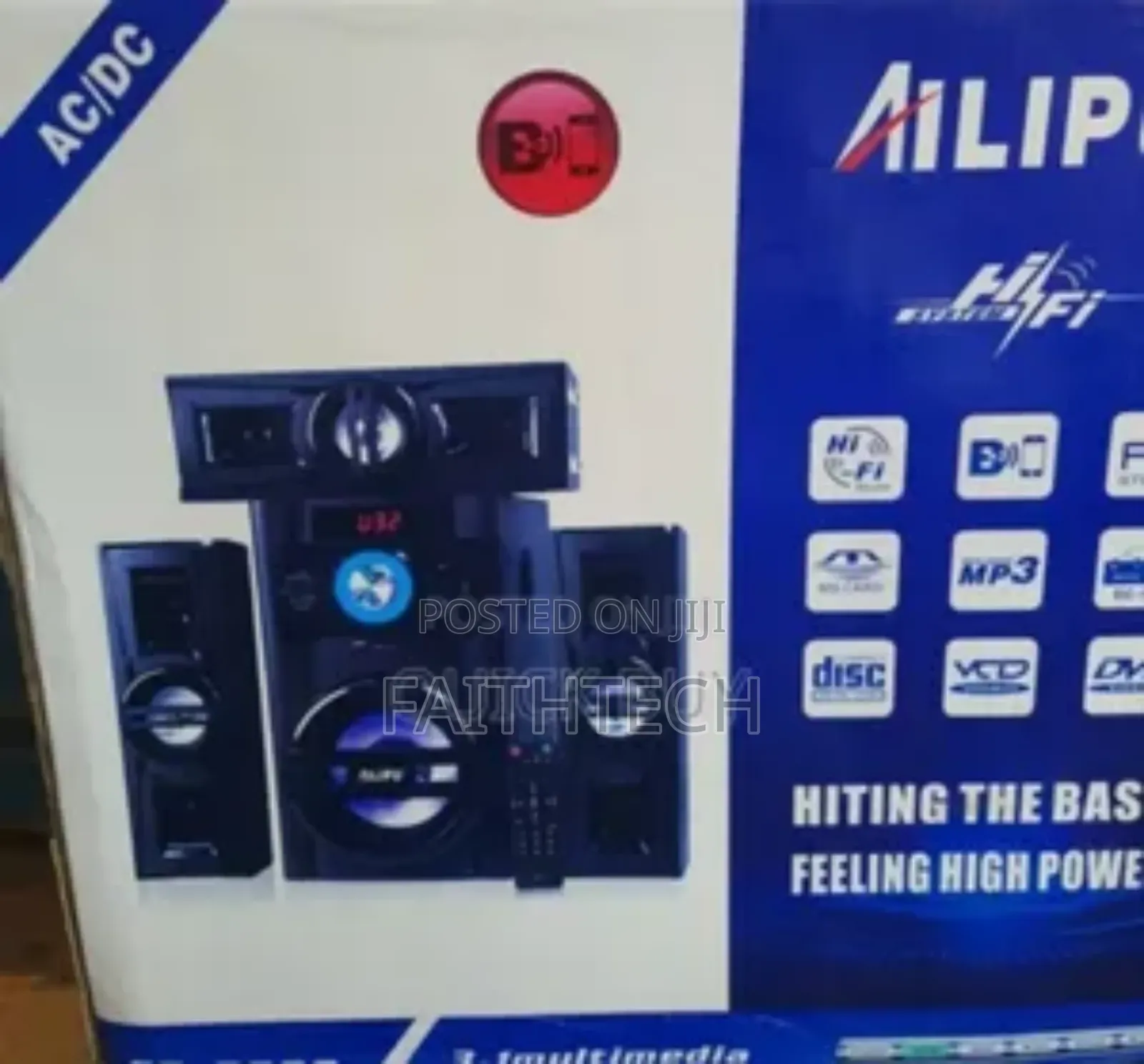 3.1ch Ailipu Homethearte Multimedia Speaker System Woofer