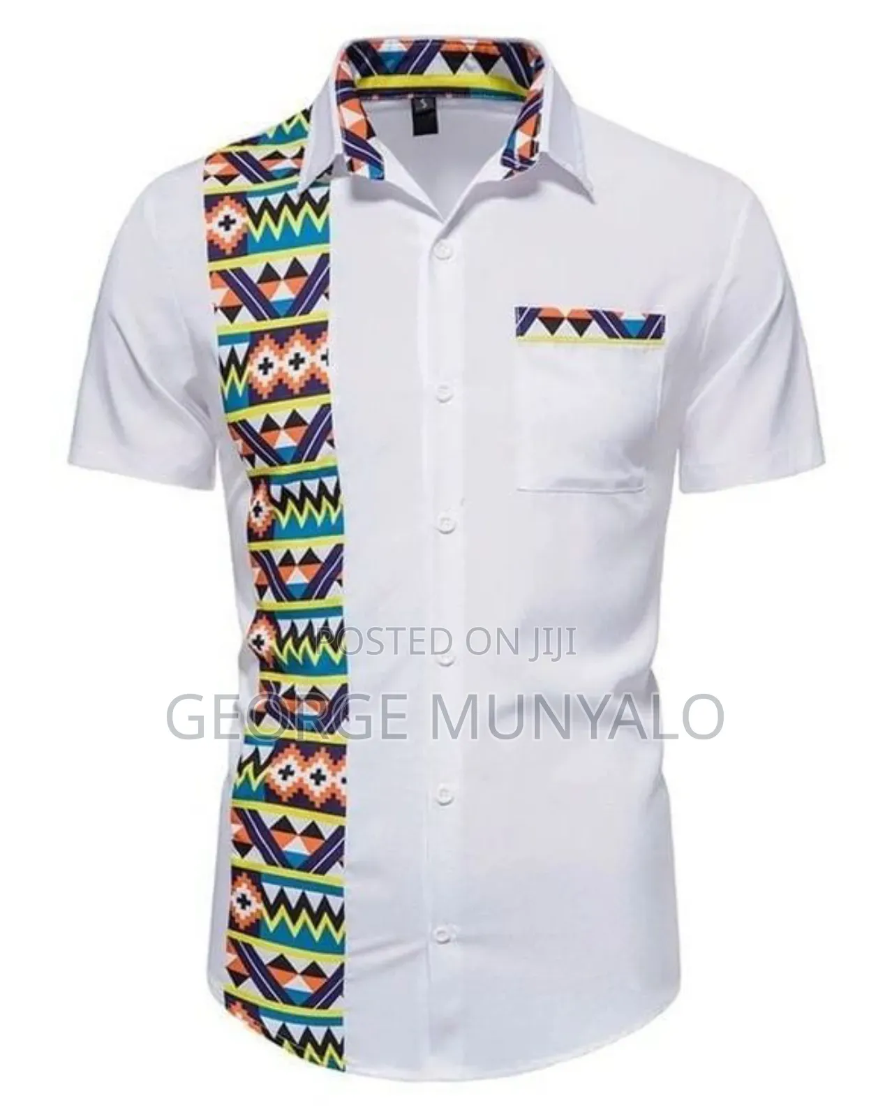 African Print Office Shirts