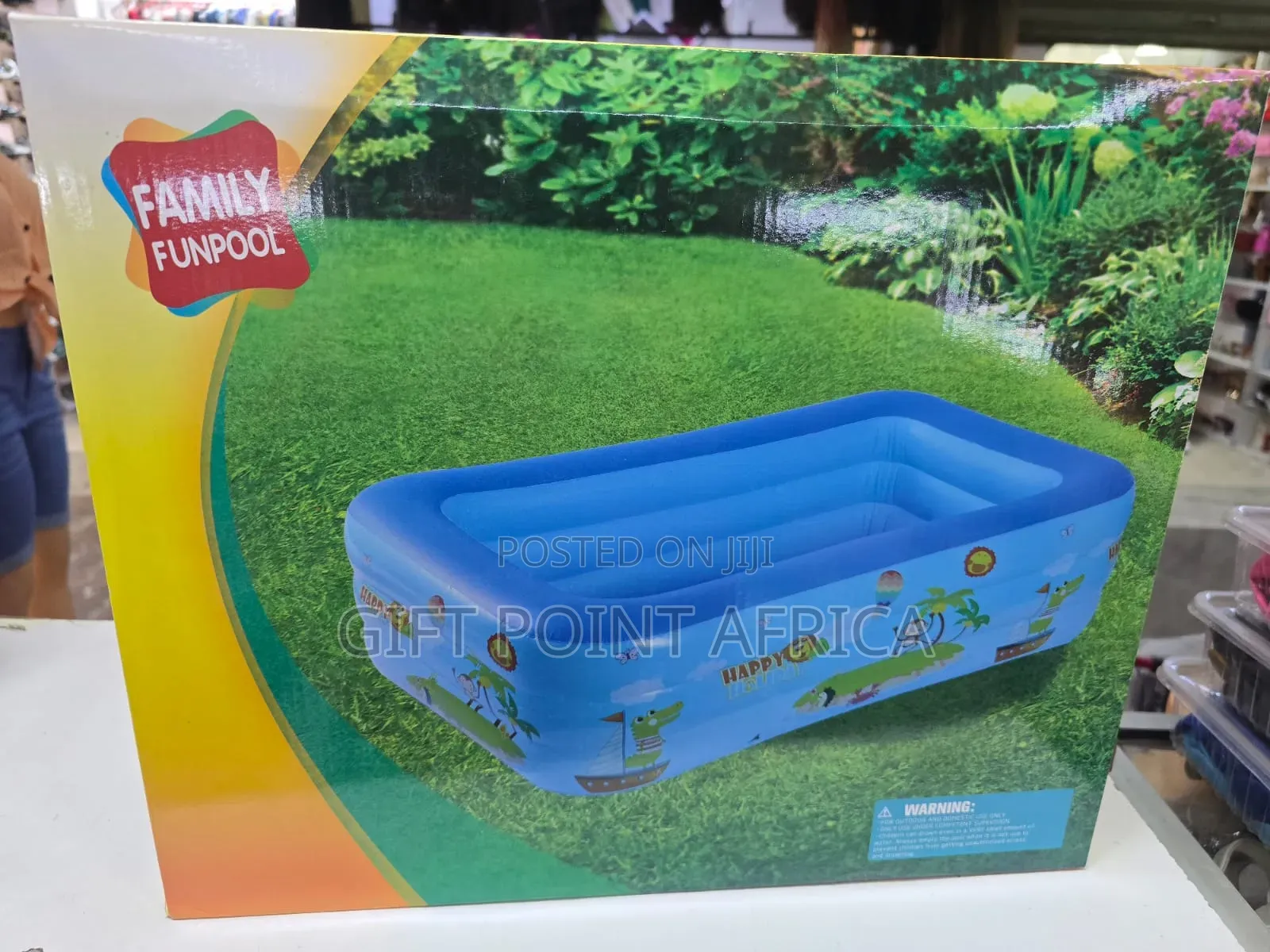 305cms By186cms By 56cm Inflatable Swimming Pool With  Manual Pump