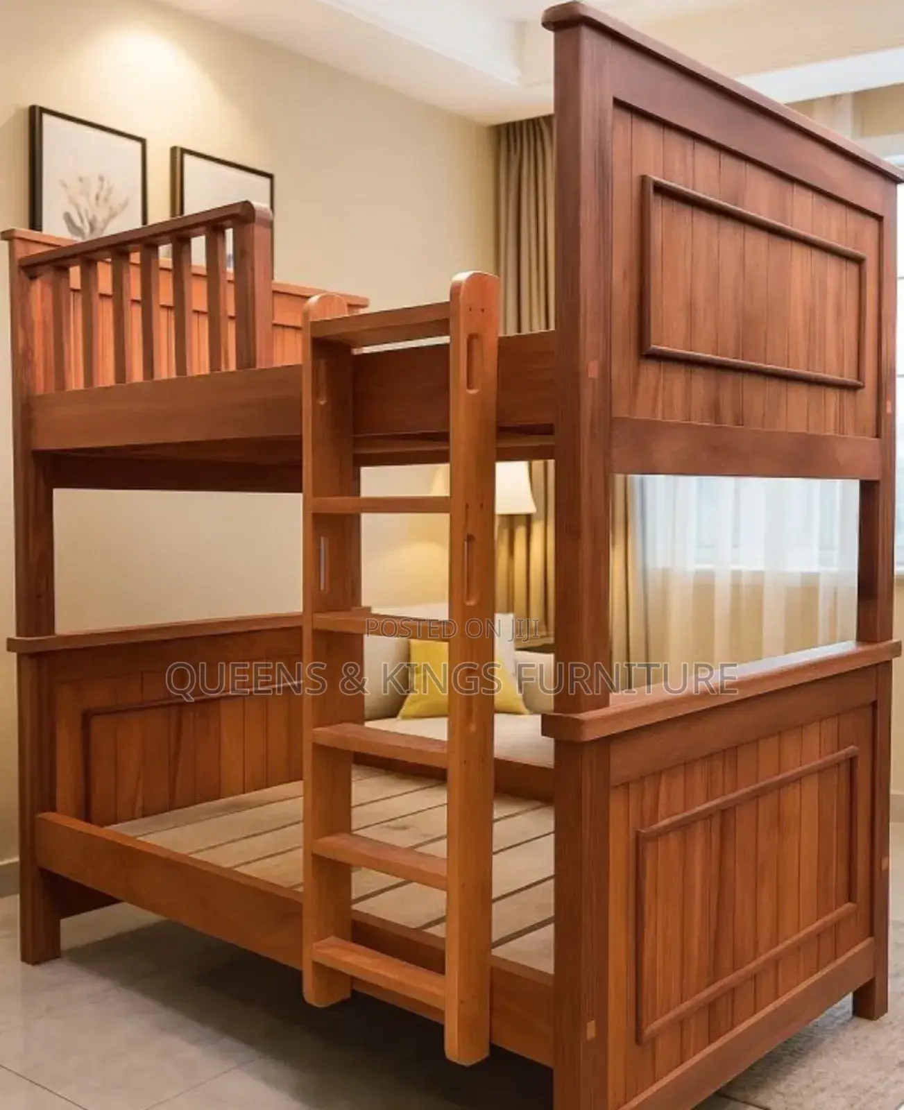 4by6 Mahogany Dable Deka/Bank Bed for Kids and Adults Strong