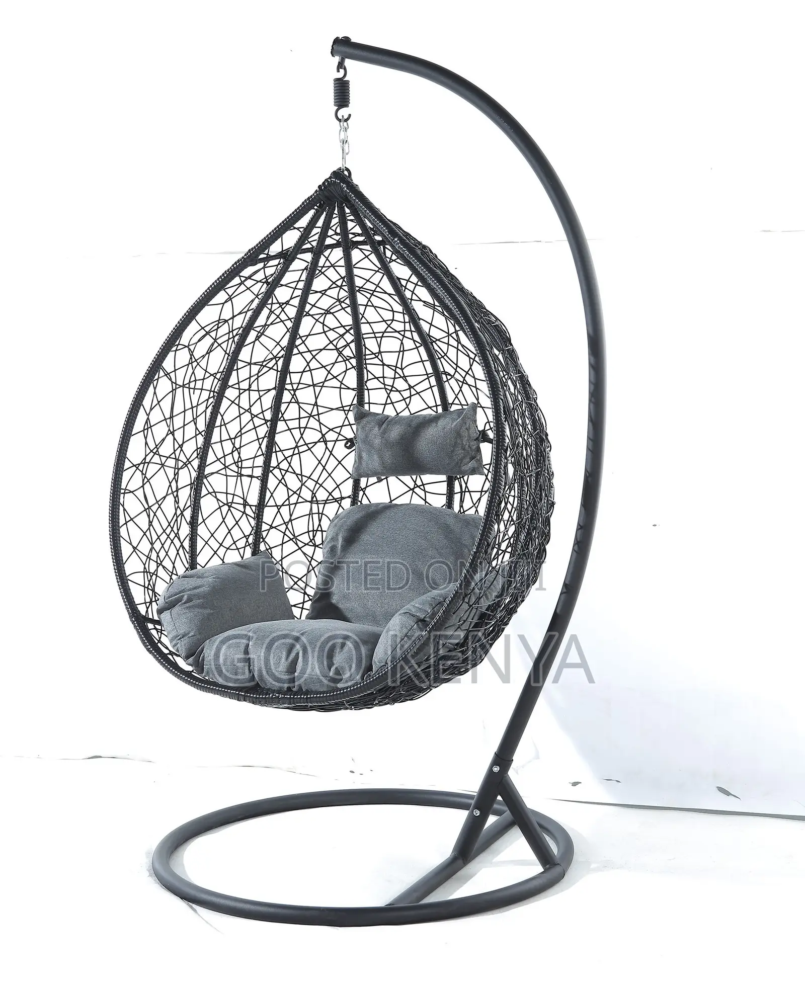 Home Chair; Rattan Outdoor Hanging Swing Chair for Patio Spaces