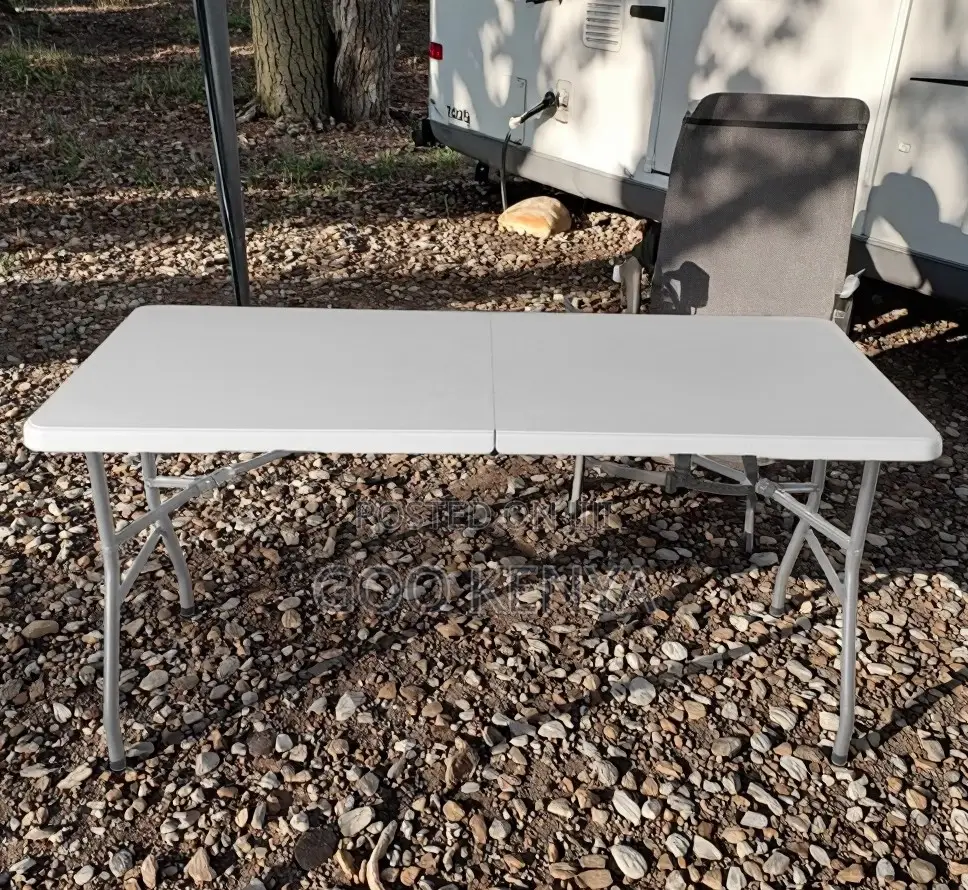 Home Table; Portable Plastic Folding Table for Home, Patio, and Events