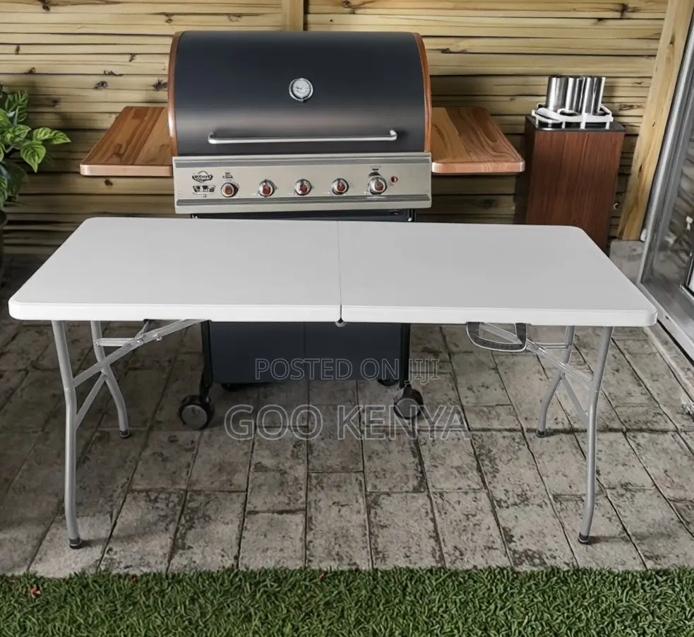 Home Table; Portable Plastic Folding Table for Home, Patio, and Events