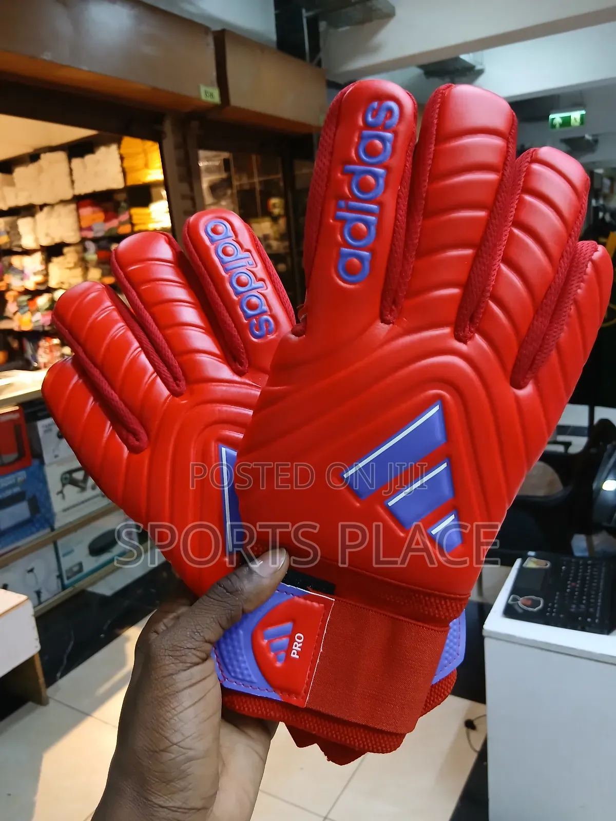 Adidas Pro "Red Fury" – Goalkeeper Gloves