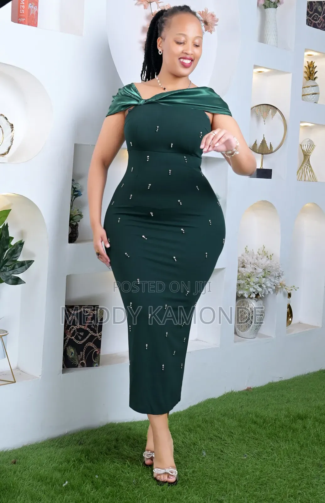 Designer Maroon Wedding/Church Long Dress Long
