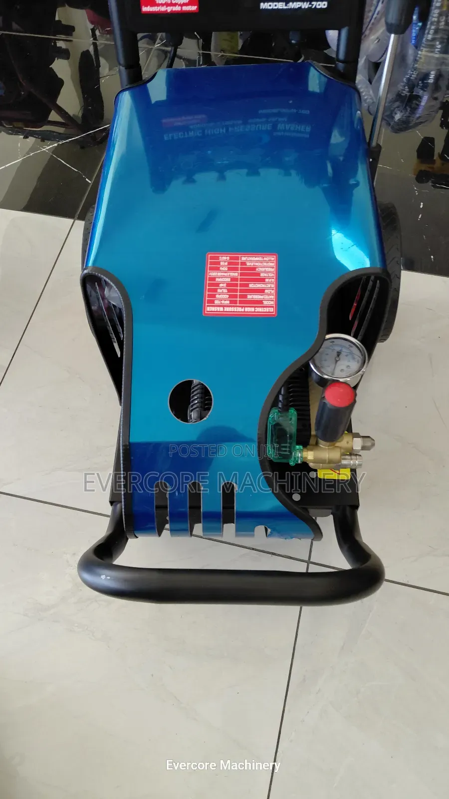 Milano Italia 4000psi 3hp Highpressure Washer Single Phase