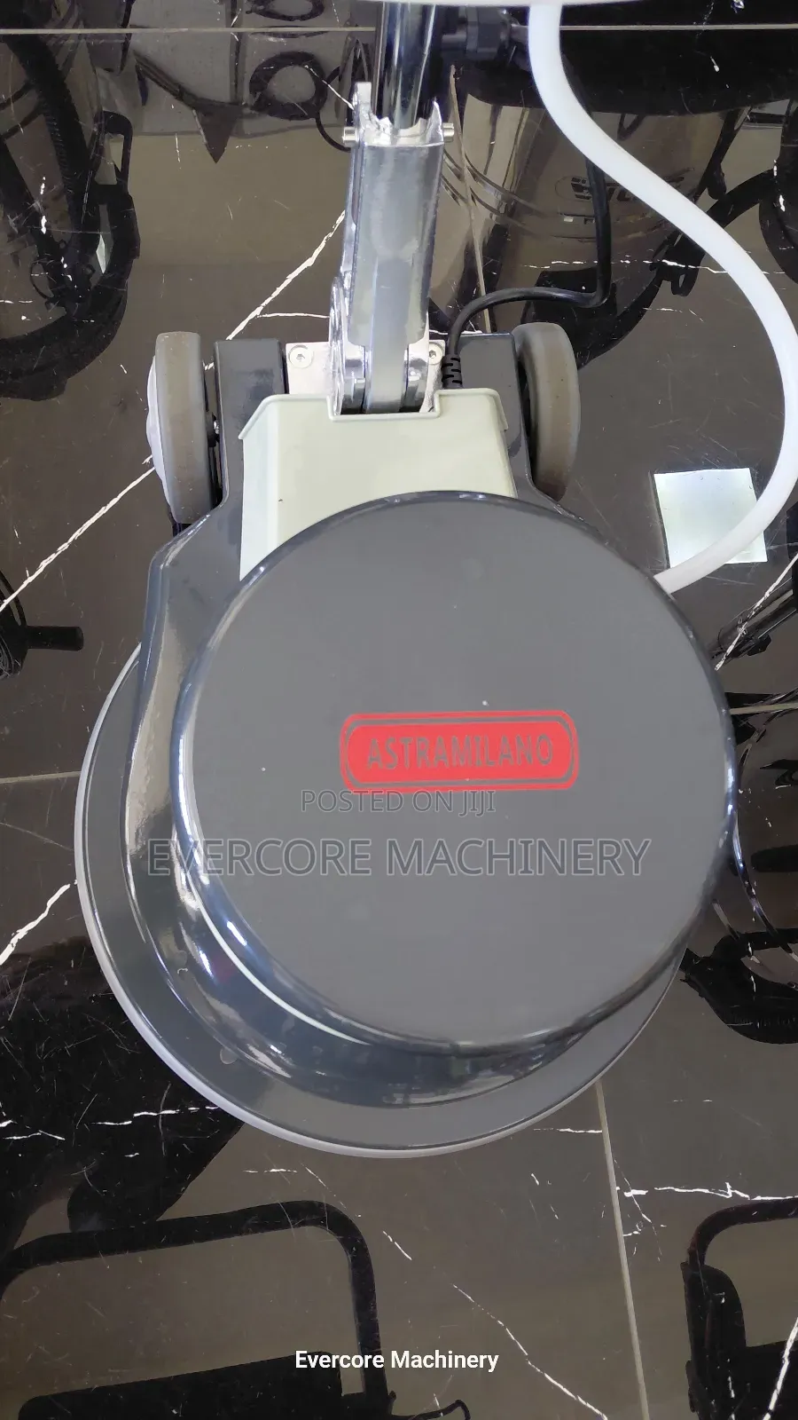 Astramilano Italy Floor/Carpet Scrubbing Machine With Accessories.