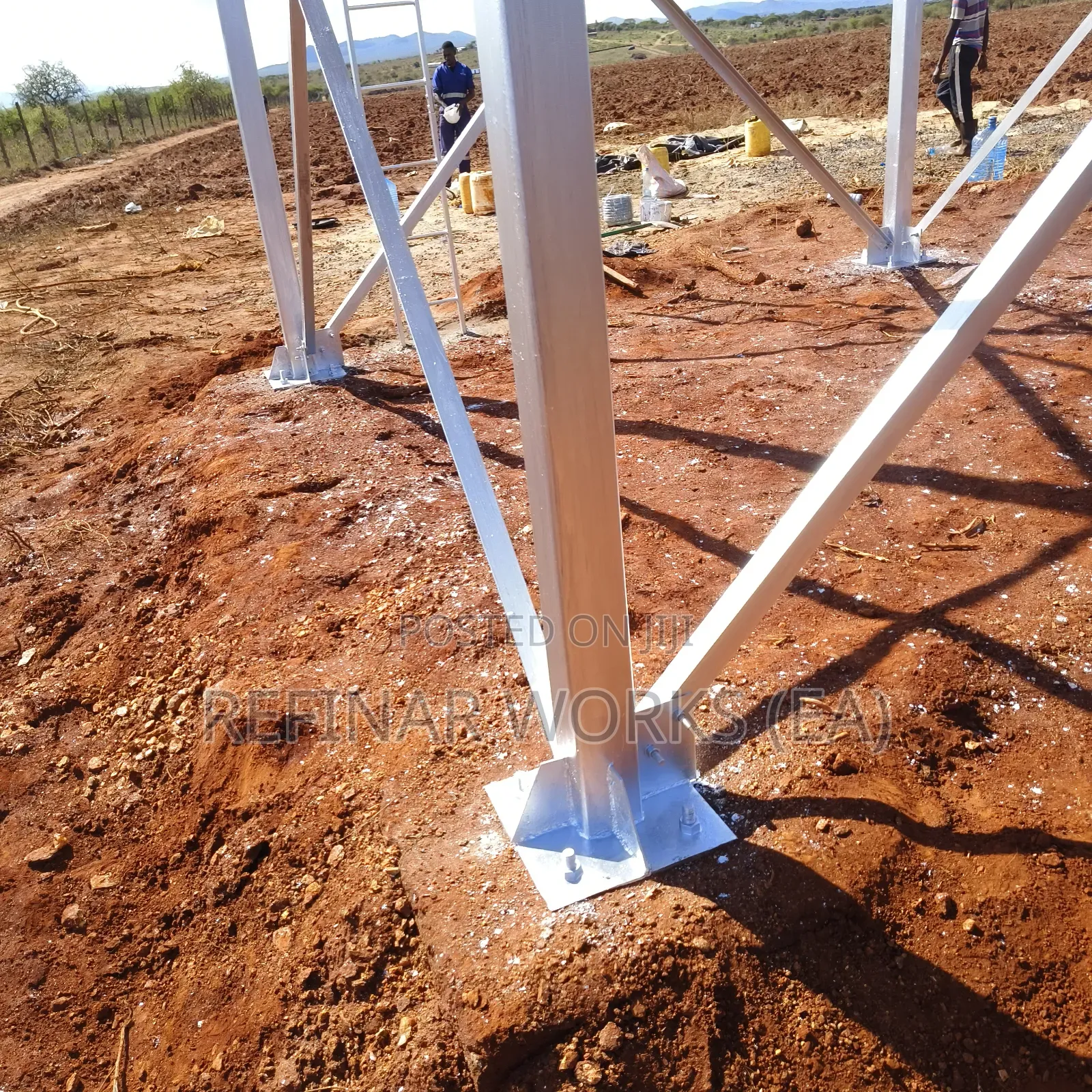 Professional Steel Tower Fabrication – Safe, Stable & Fully Reinforced