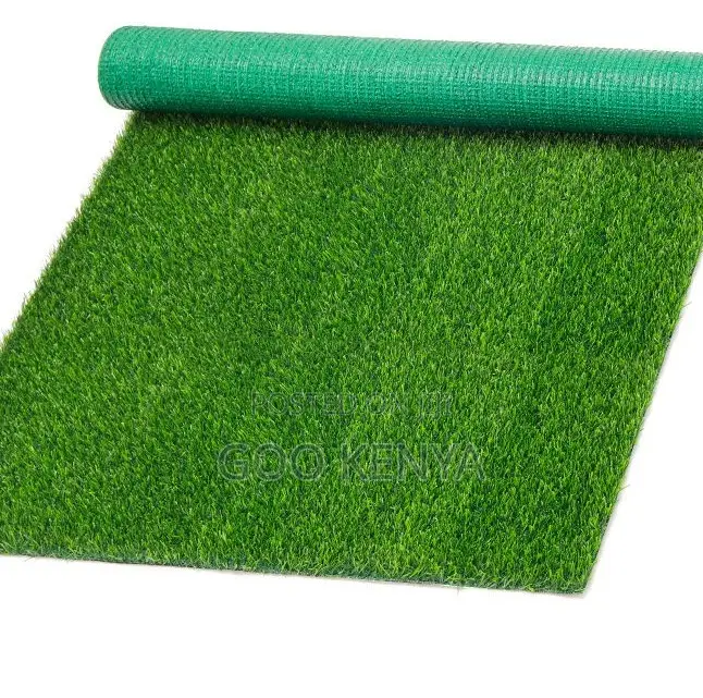 Home Carpet; Indoor/Outdoor Synthetic Turf Rug – Natural Green