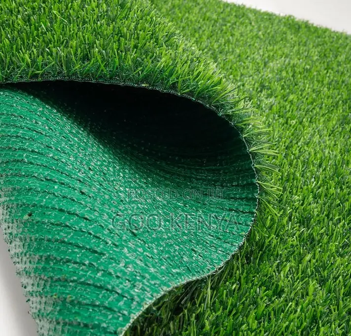 Home Carpet; Indoor/Outdoor Synthetic Turf Rug – Natural Green