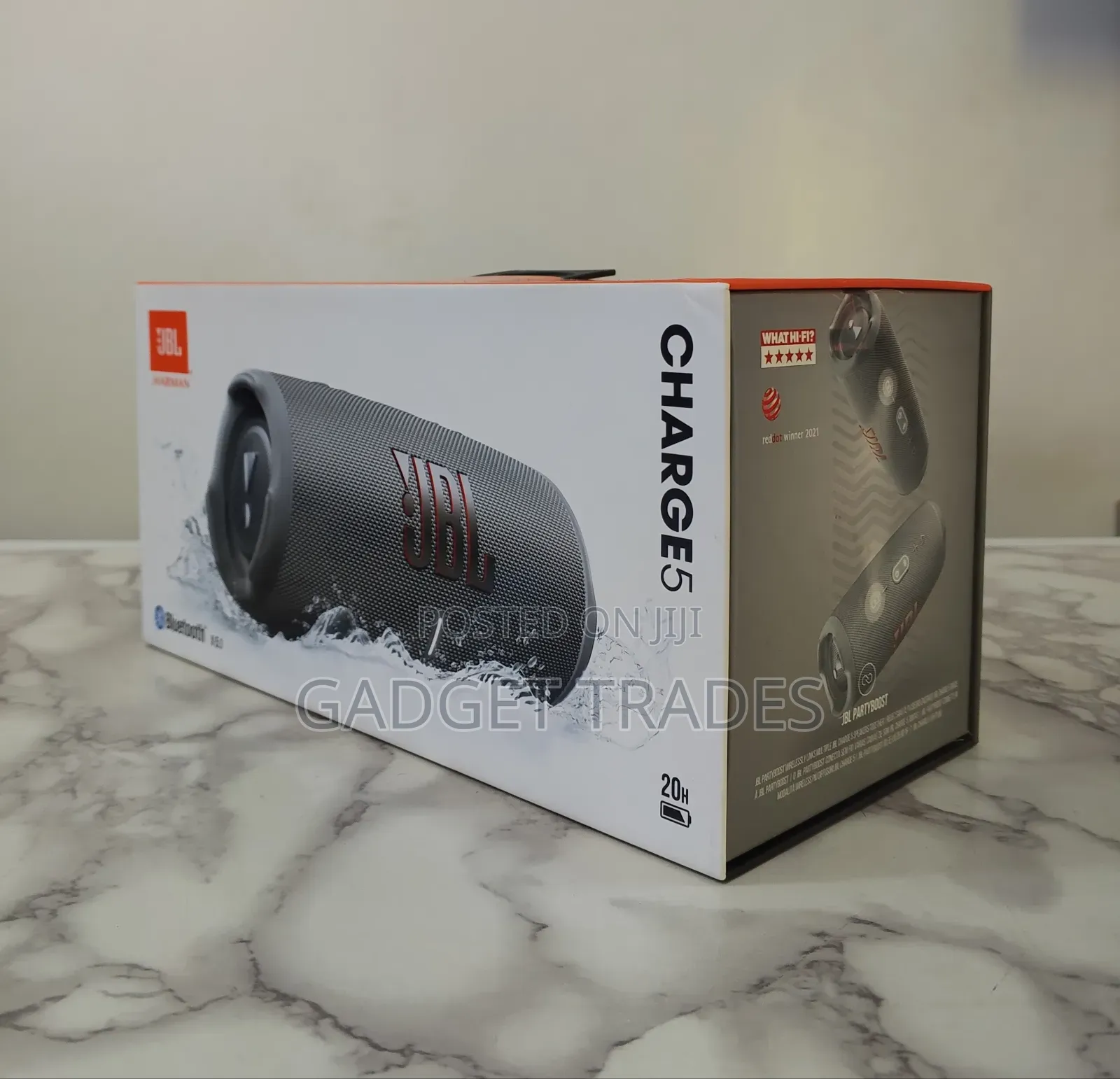 JBL Charge 5 Portable Waterproof Speaker With Powerbank