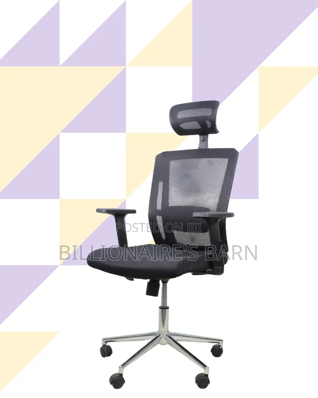 Office Mesh Chair With Lumbar Support | Ideal for Home Office