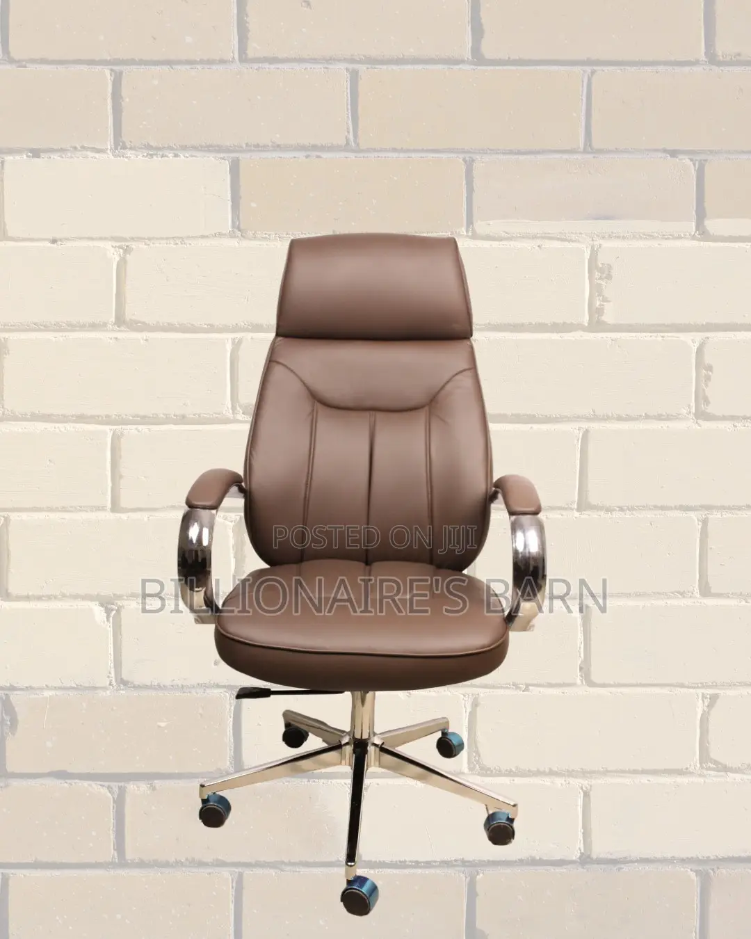 Home Office Brown Castors Chair Nylon | Top Seller in Kenya