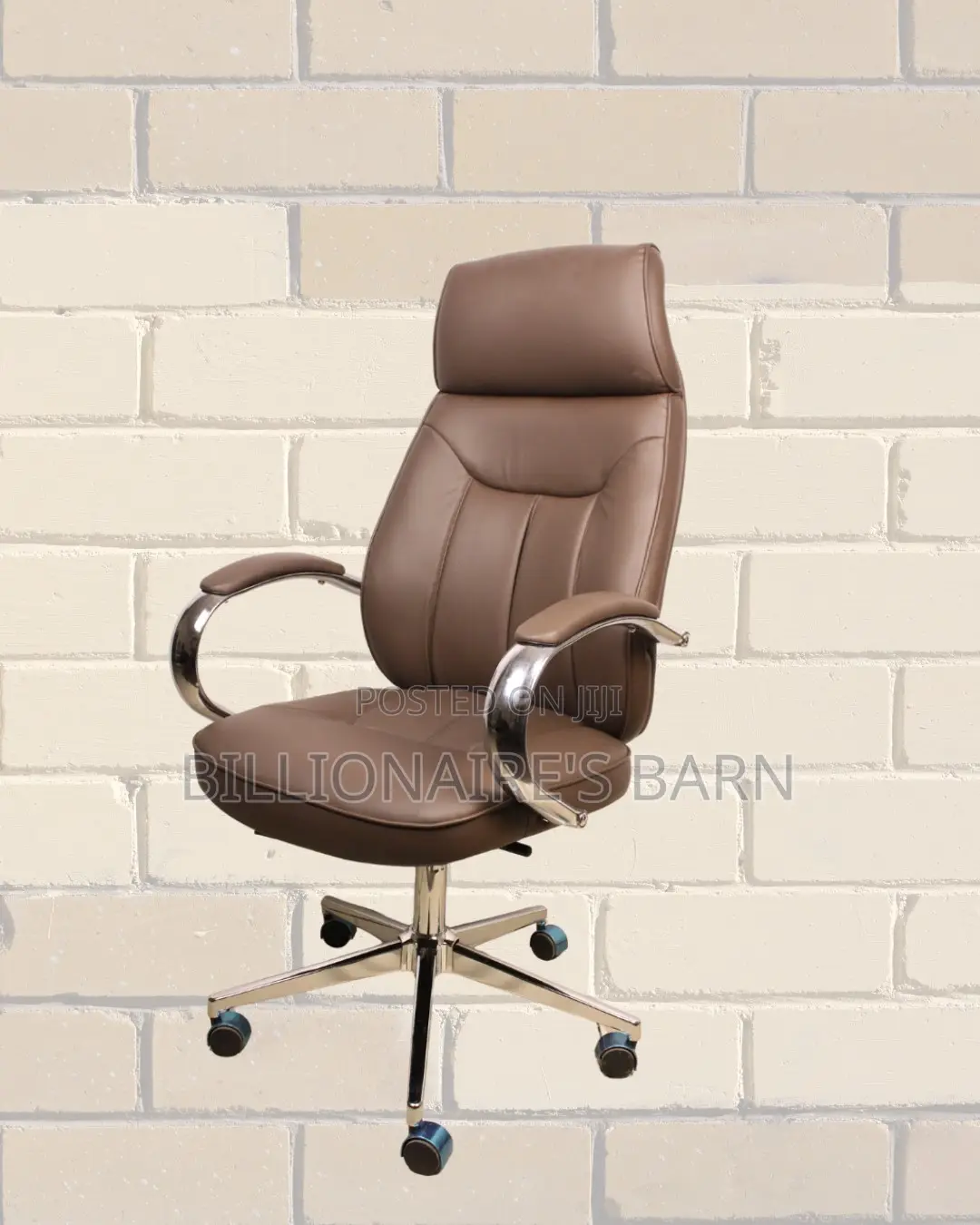 Home Office Brown Castors Chair Nylon | Top Seller in Kenya