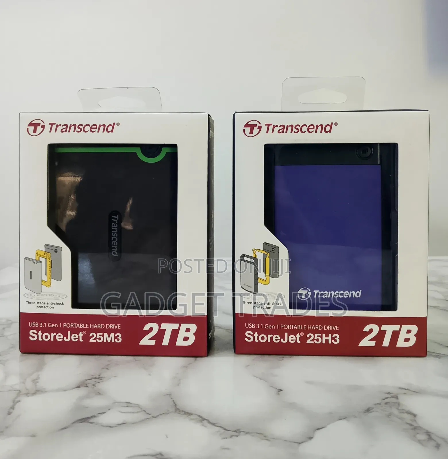 Transcend 2tb Storejet 25m3 Usb 3.2 Gen 1 Portable Hard Drive
