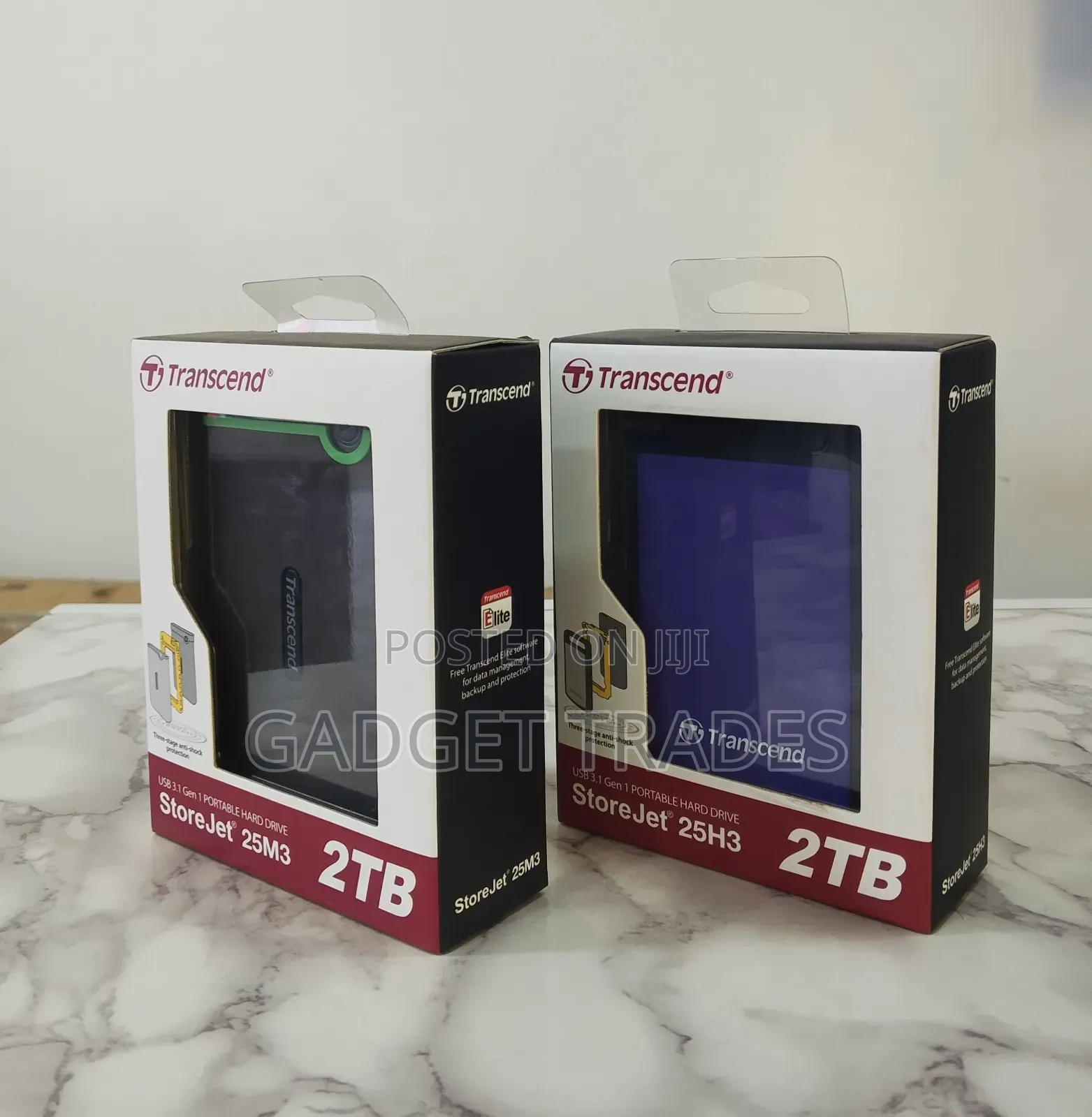 Transcend 2tb Storejet 25m3 Usb 3.2 Gen 1 Portable Hard Drive