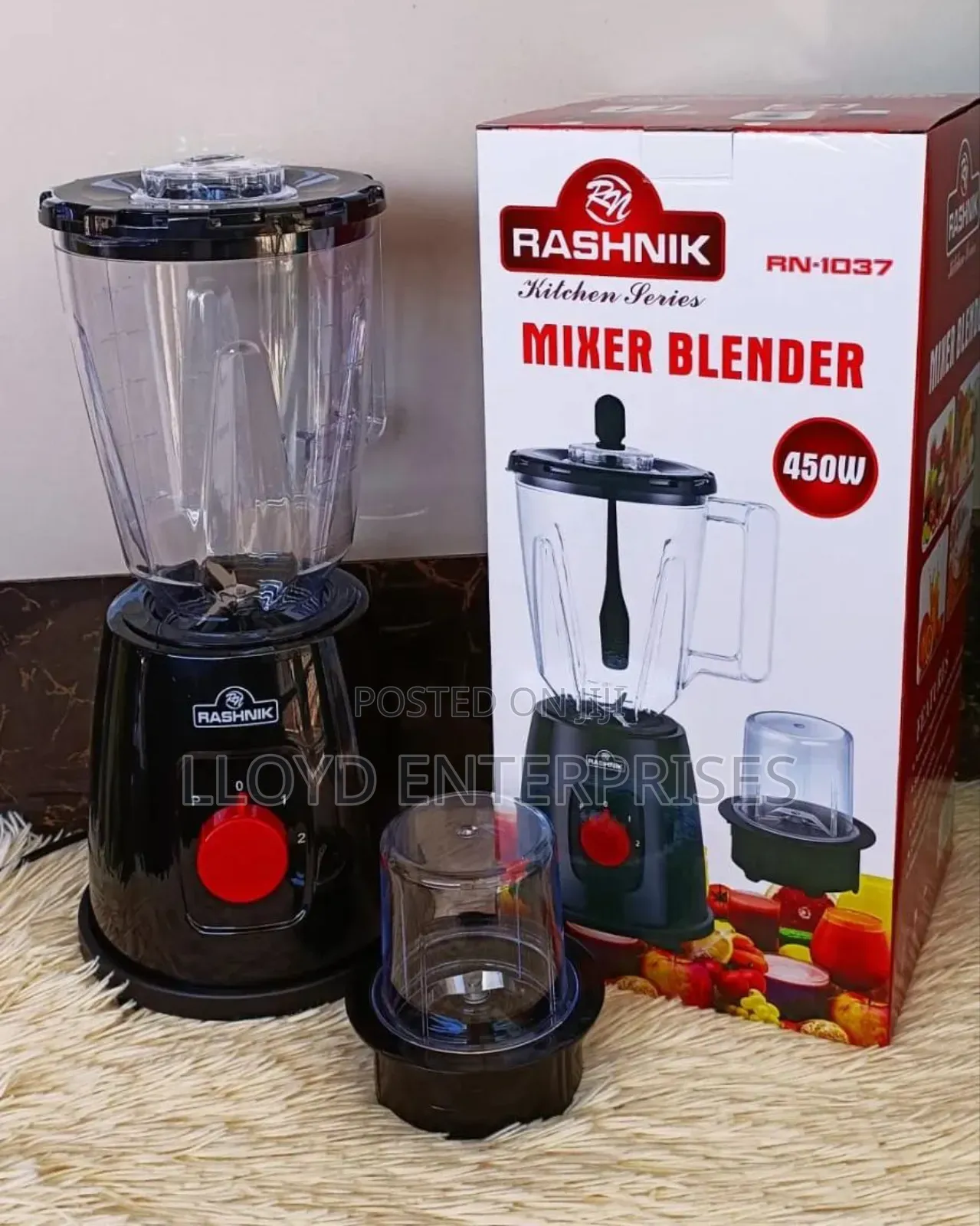 Rashnik Rn 1037 2 in 1 Blender
