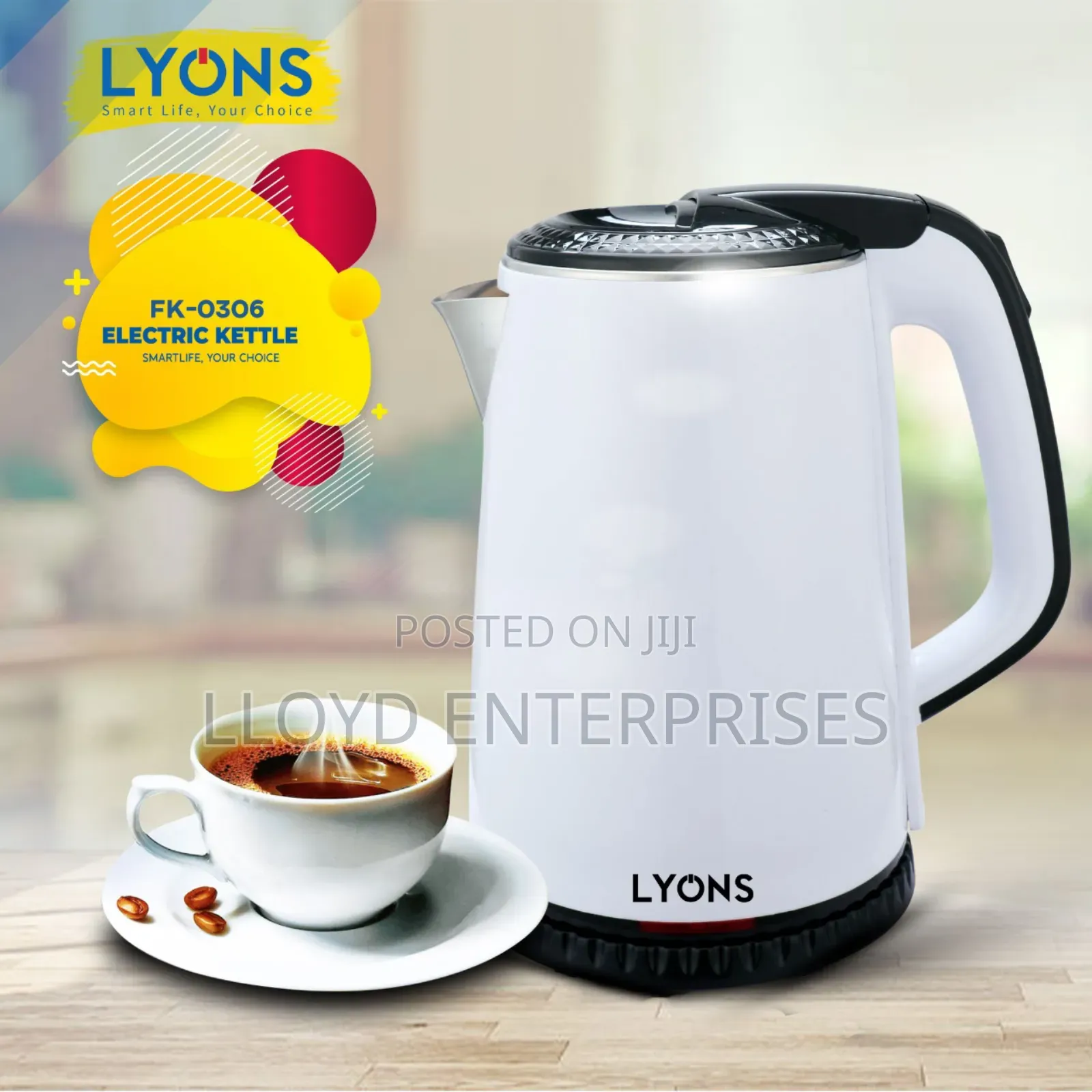 Lyons 2.2l Electric Kettle