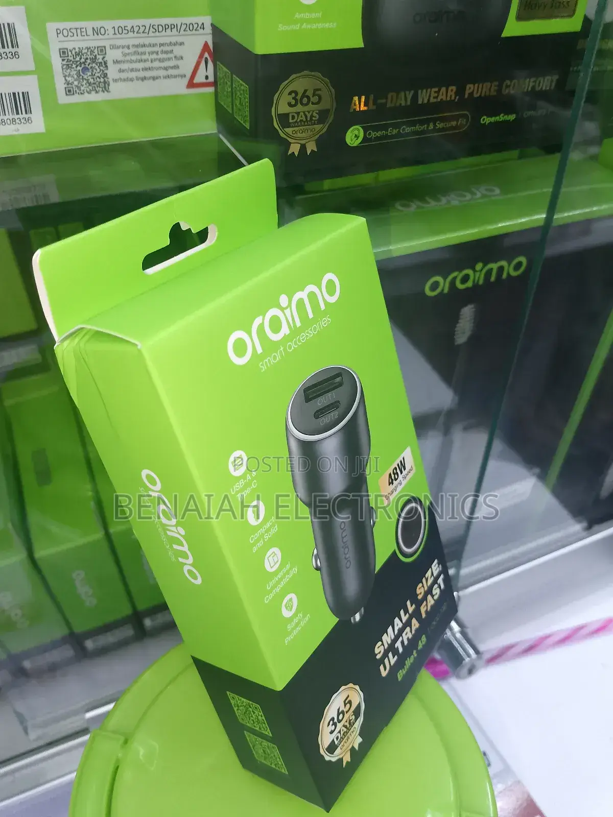 Car Phone Charger 48 Watts With Fast Charging Cable 5a Type C