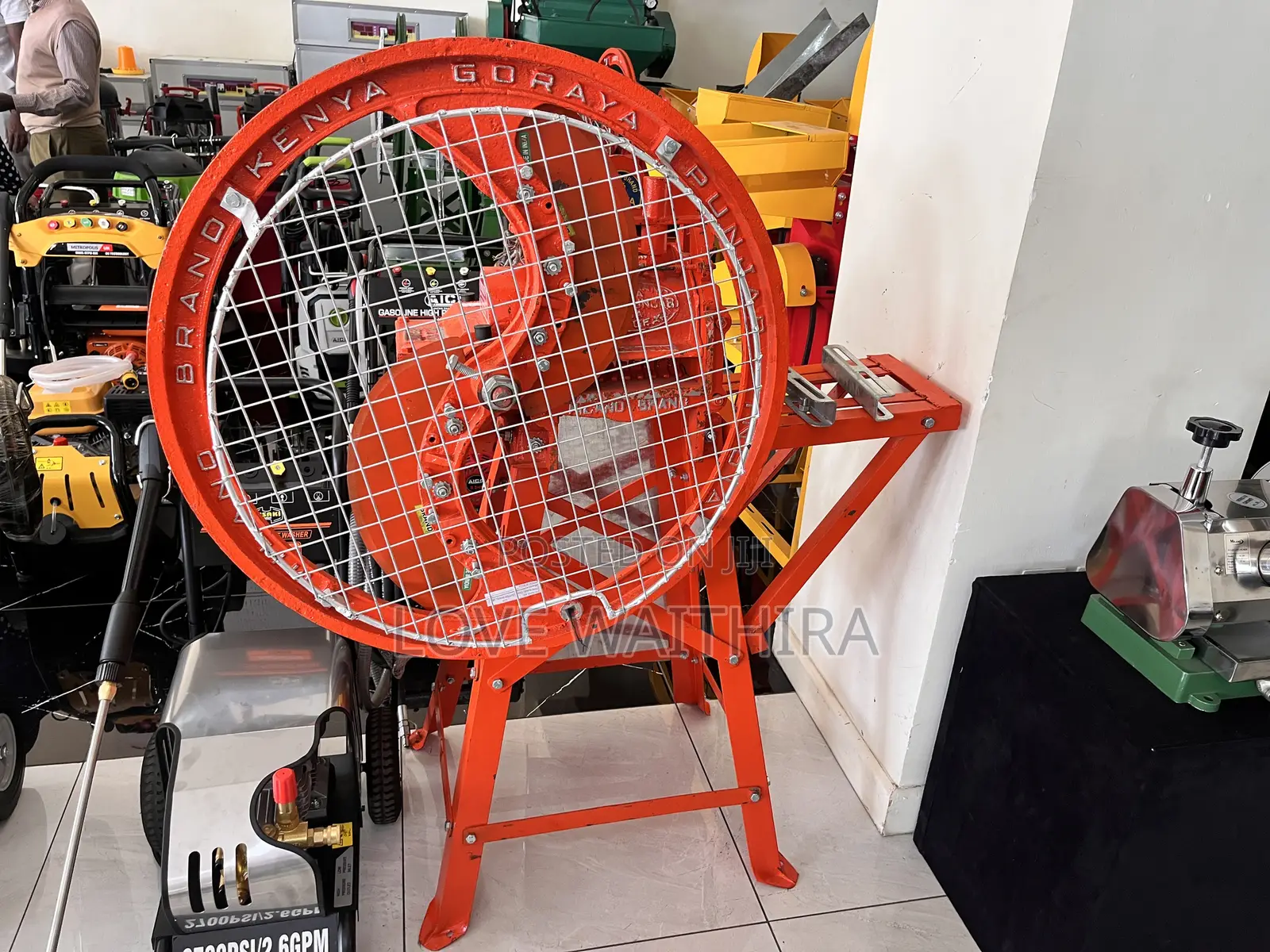 2 Blade Chaff Cutter With Engine Stand(No Motor)