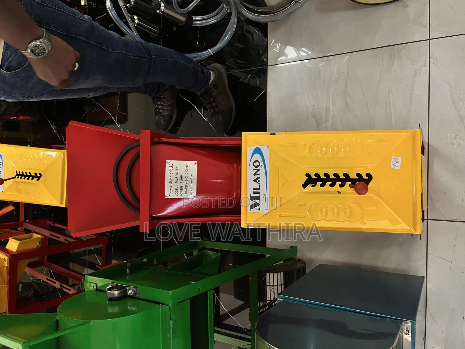 Milano 5.5hp Petrol Maize Sheller