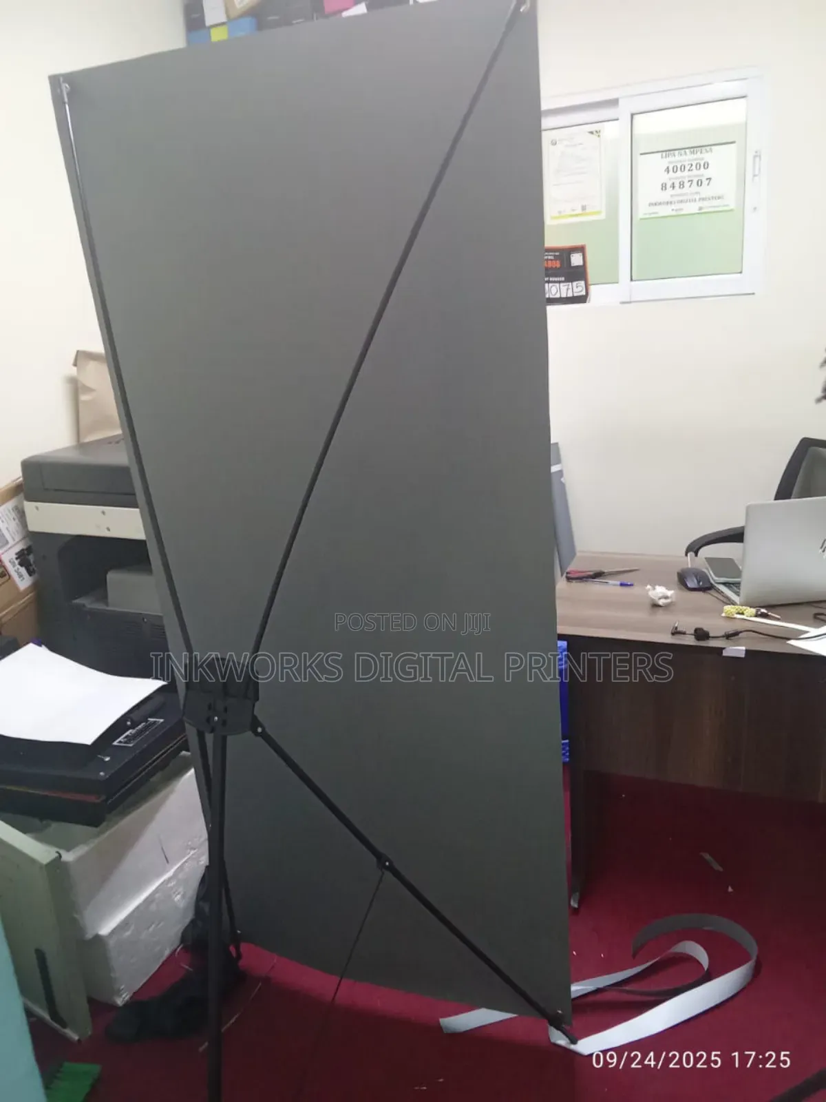 X-Banners Printing, the X Stand and Fixing