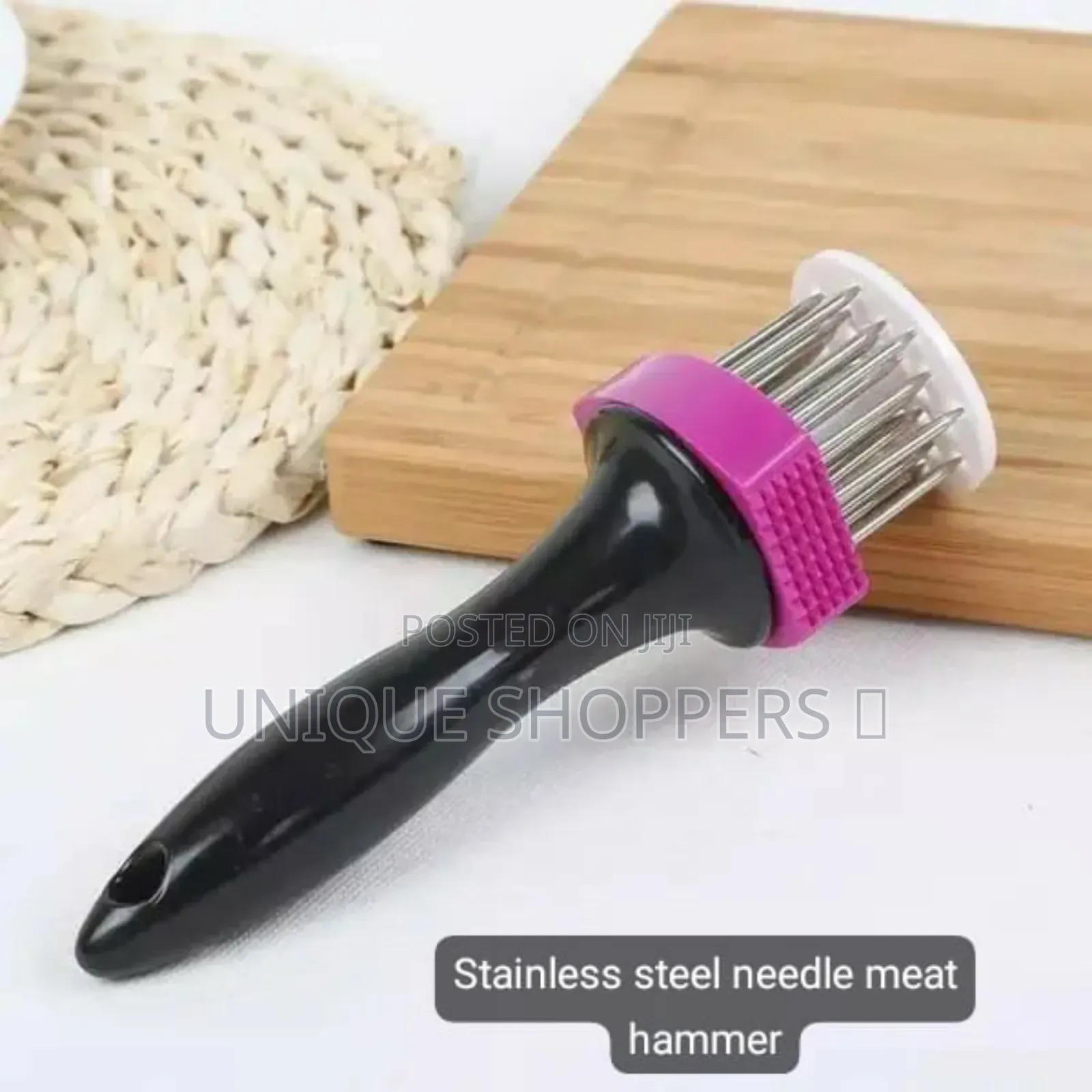 2 in 1 Meat Tenderizer Tool, 21 Stainless Steel Meat Tenderizer Needle