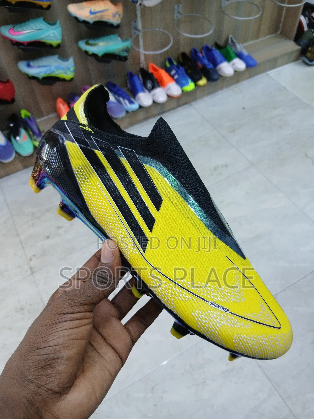 Adidas F50 "Sonic Yellow" Football Boots