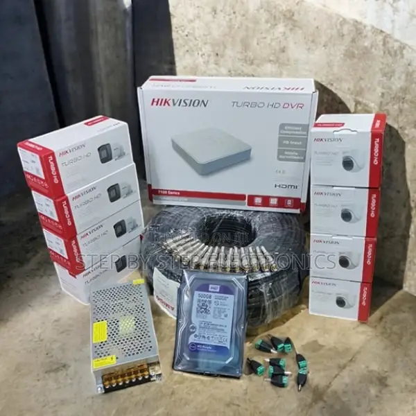 Easy Install Real Time Phone Access 8 Hikvision 1080p 2mp CCTV System