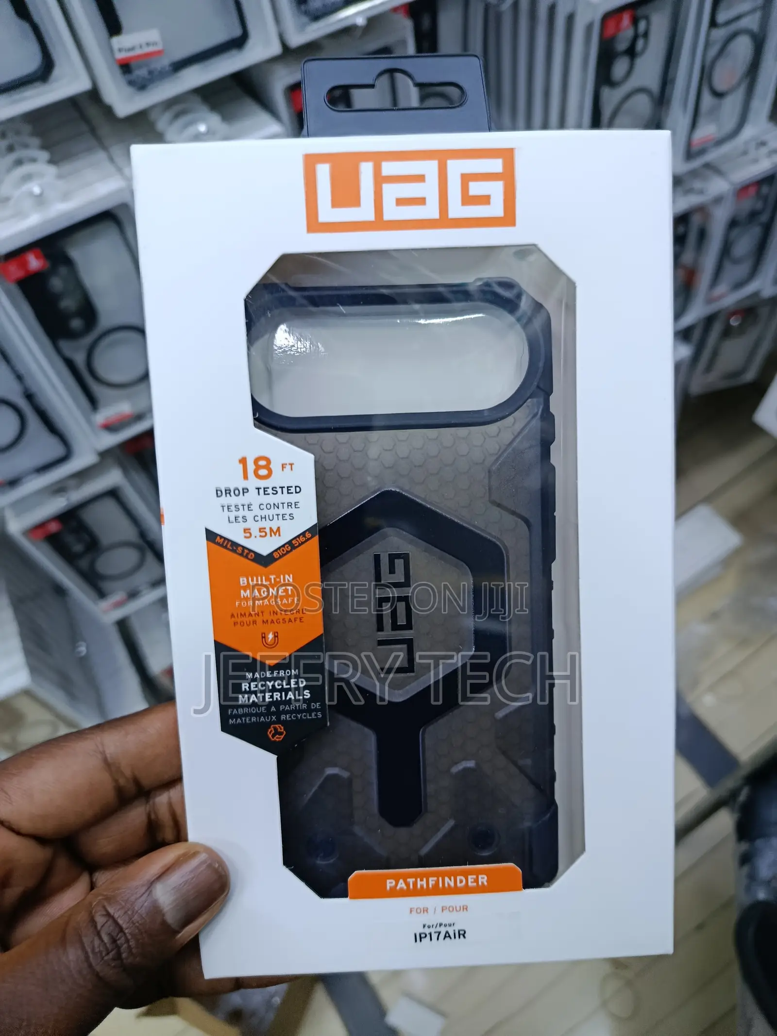 Mikidia Urban Armor Gear Uag iPhone Pathfinder Clear Magsafe Case