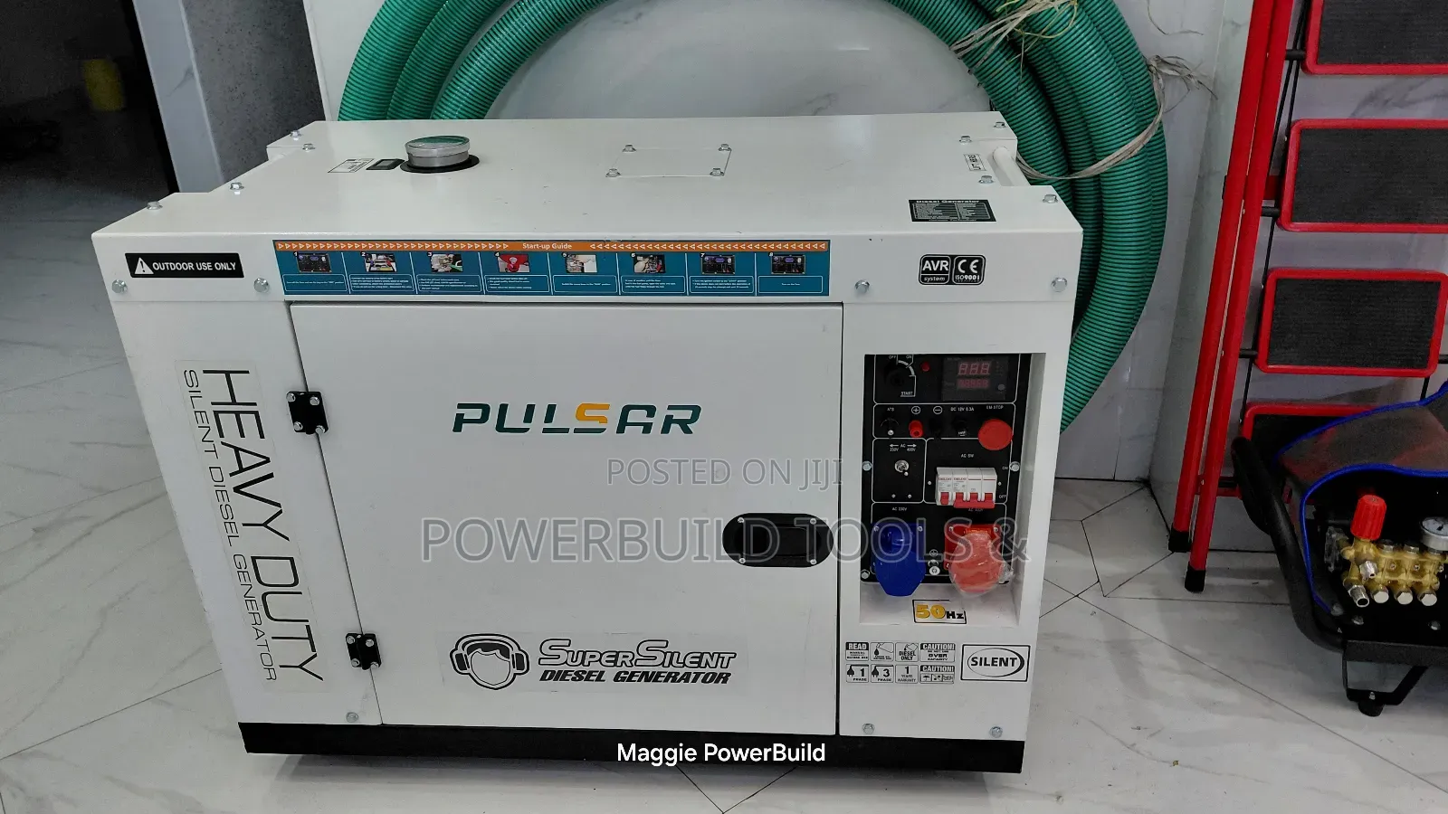 Pulsar 20kva Single/Three Phase Diesel Generator With Changeover