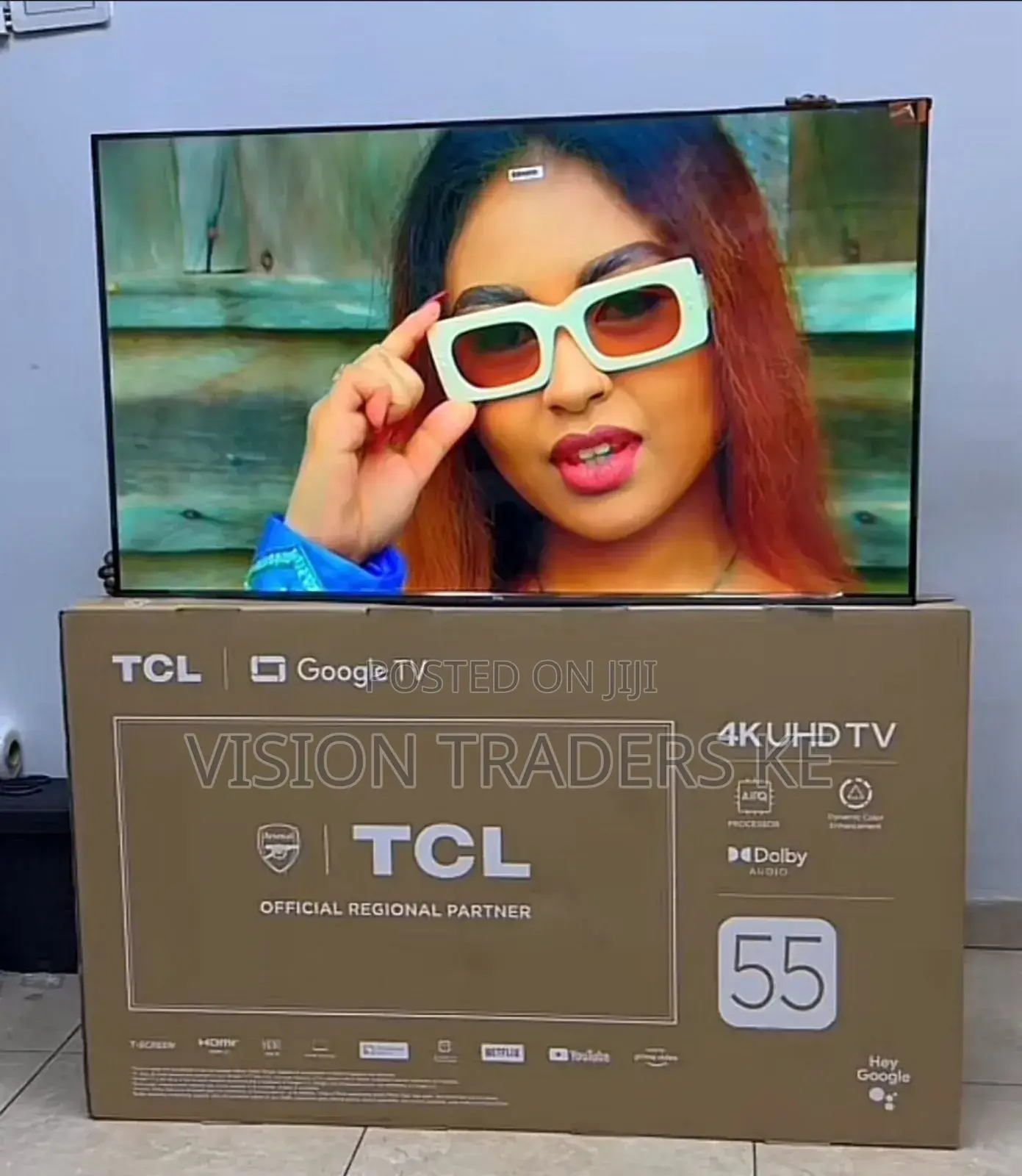 TCL 55 Inches 55v6c HDR Google Frameless Tv