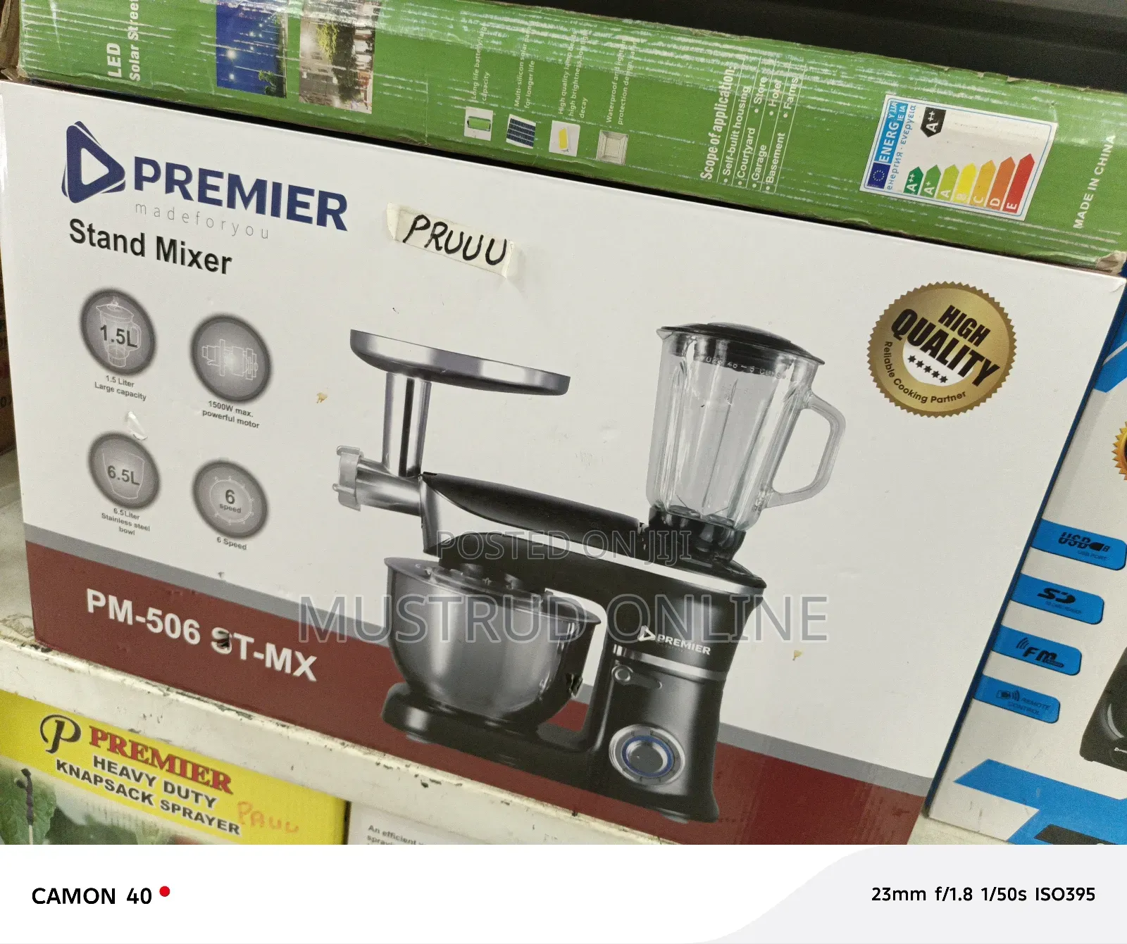 Premier 6.5 Liters Stand Mixer