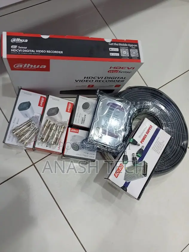 Specialised 8 Channel Dahua Complete Cameras Kit With Night Vision