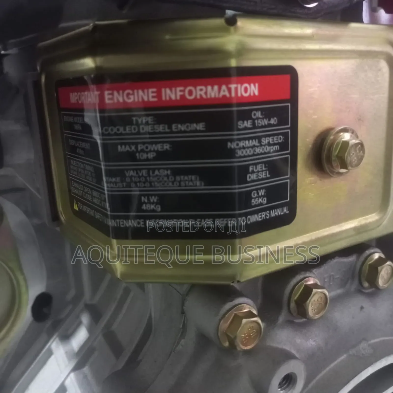 Engine 10hp, Primo Make