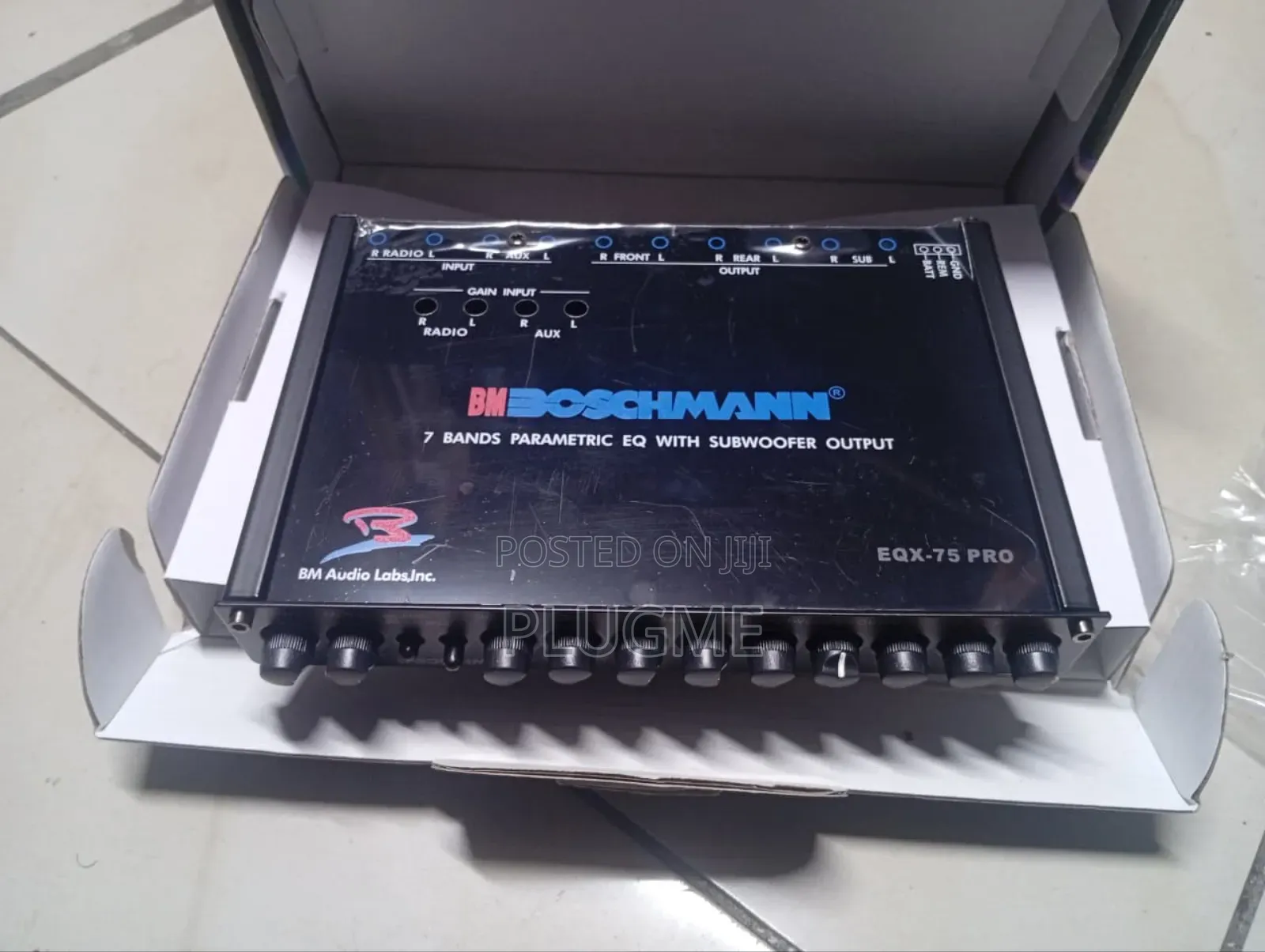Boschmann Eqx-75pro 7-Band Car Sound Equalizer