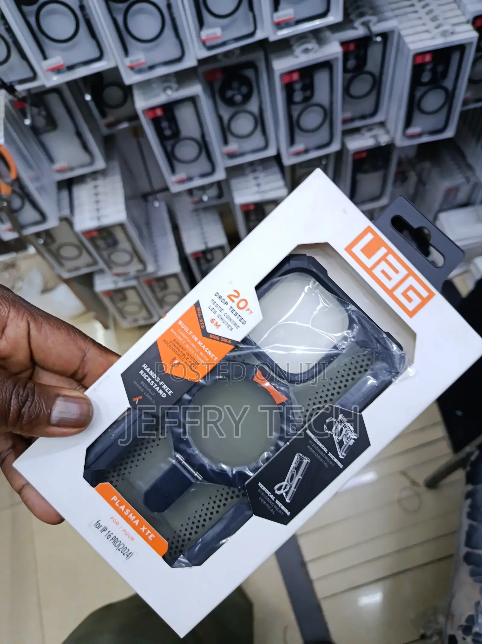 Bekin Urban Armor Gear Uag iPhone 16 Pro Plasma Xte Magsafe Stand Case