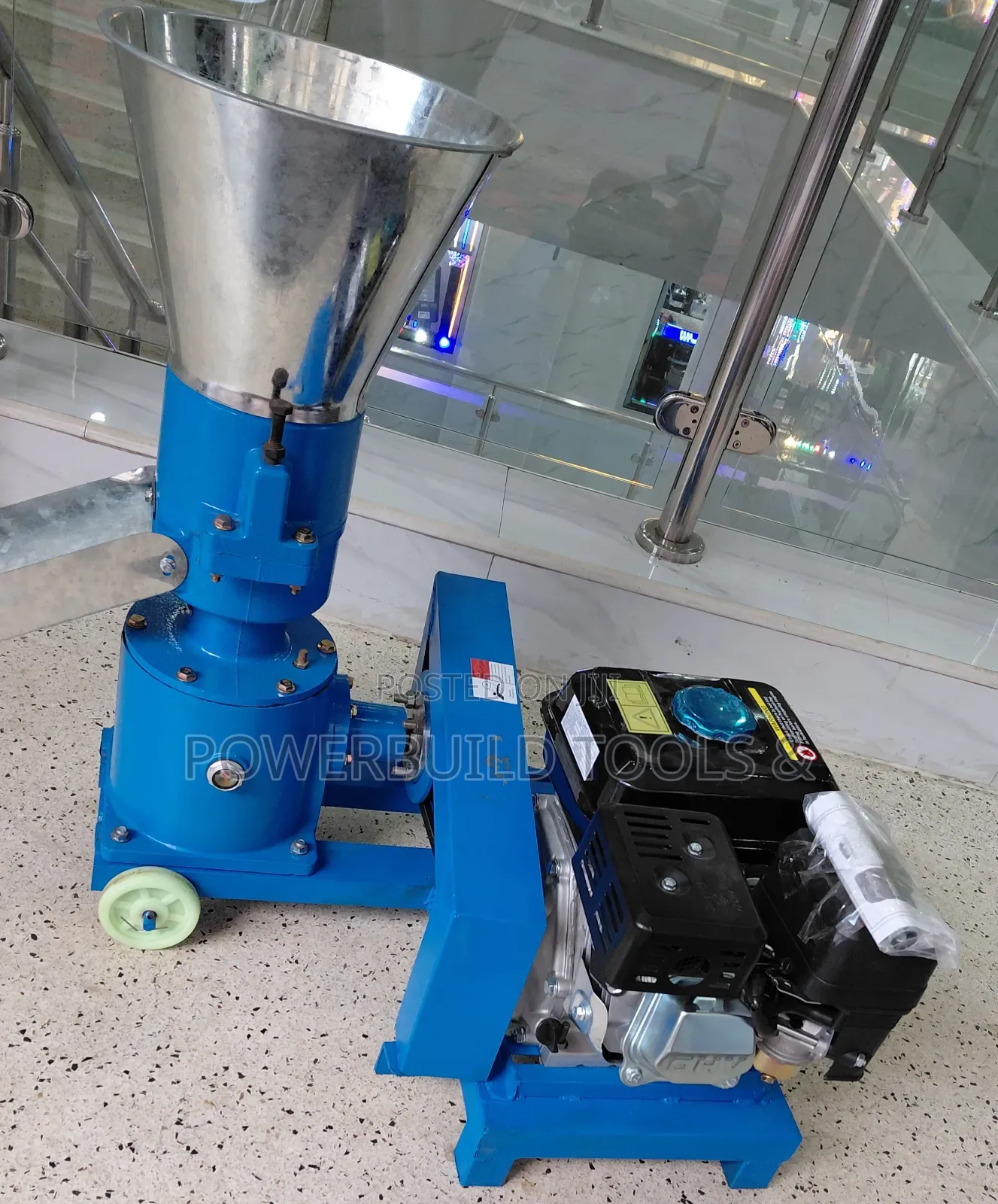 Animal Feed Pellet Machine Attached With Gasoline Engine 150kg/Hr