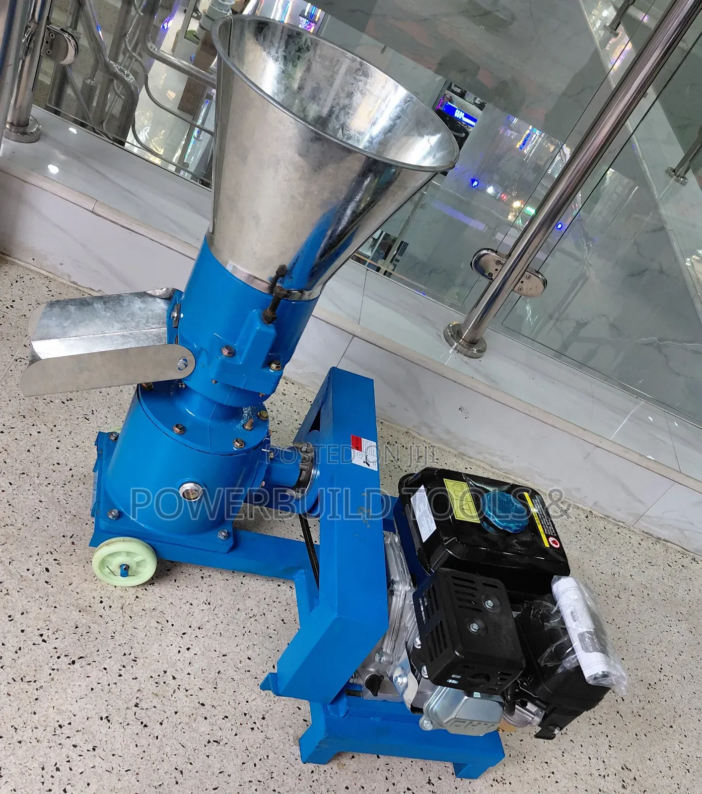 Animal Feed Pellet Machine Attached With Gasoline Engine 150kg/Hr