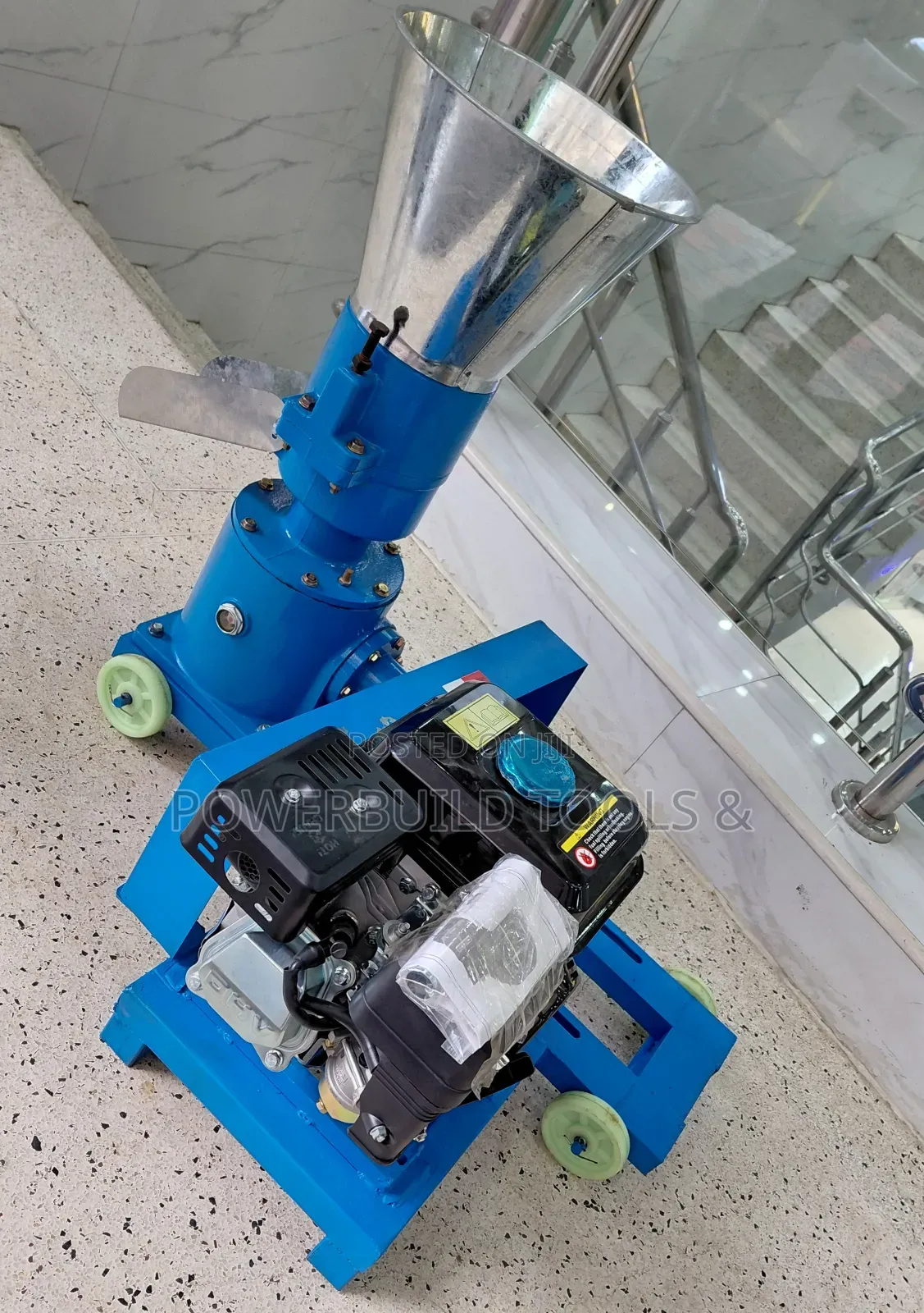 Animal Feed Pellet Machine Attached With Gasoline Engine 150kg/Hr