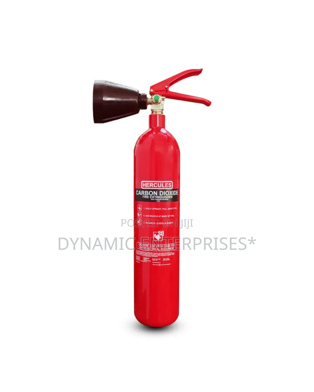 2kg Hercules Carbon Dioxide (Co2) Fire Extinguisher